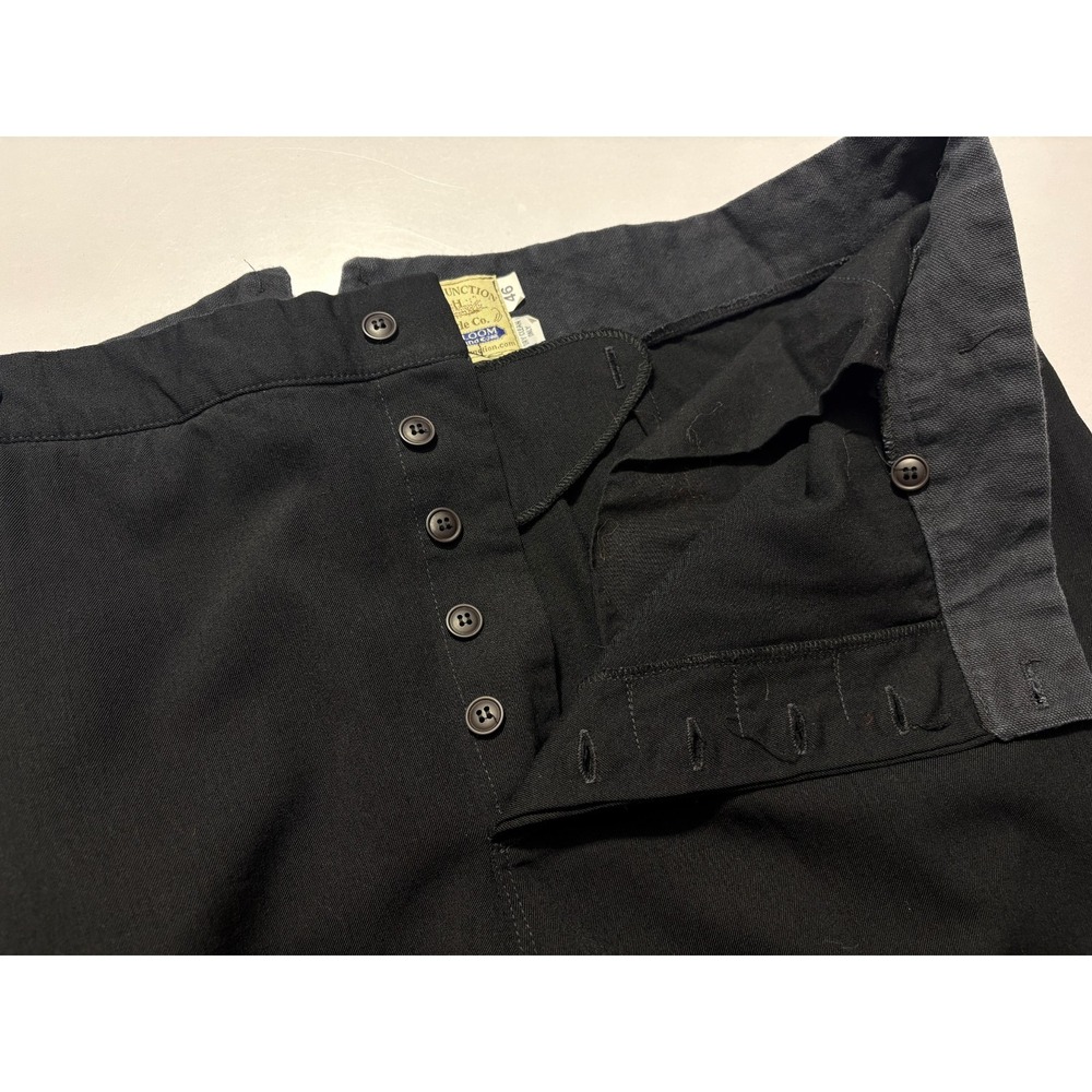River Junction Trade Co Pants Buckle Back Button Fly Stretch Mens Size 46x24 - Picture 12 of 16